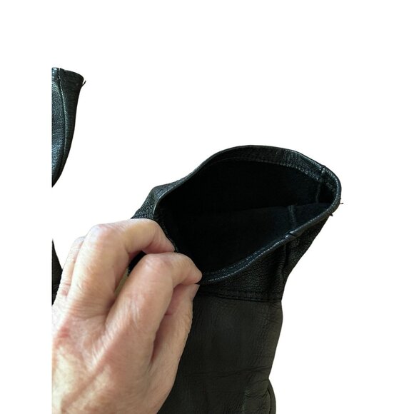 Women's Classic Motorcycle Glove Unlined Seasonal Wind Stopper Gauntlet - Picture 6 of 6